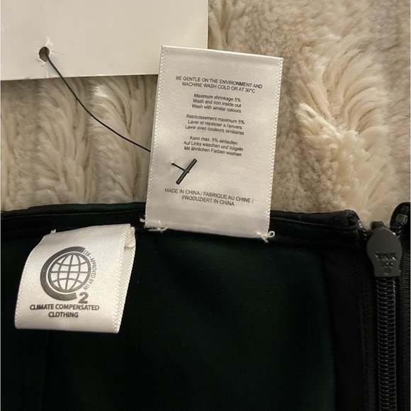 Ganni Black and Green Midi Skirt - Picture 7 of 13